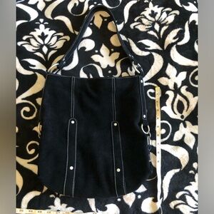 Catherine Malandrino Genuine Suede Hobo Tote